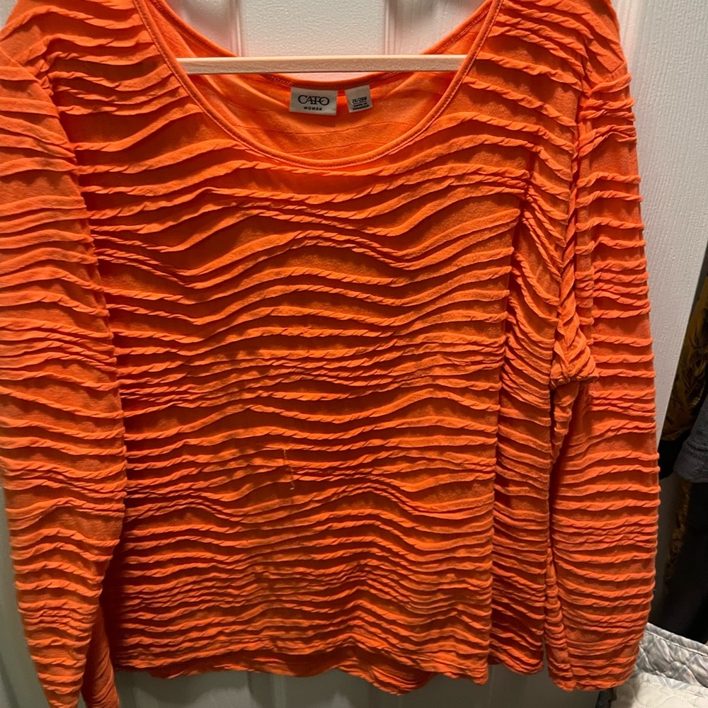 Orange sweater
